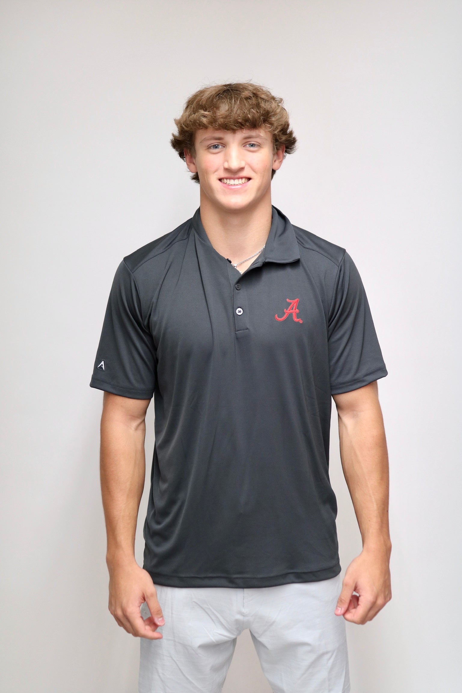 Alabama Script A Answer Polo  University of Alabama Supply Store