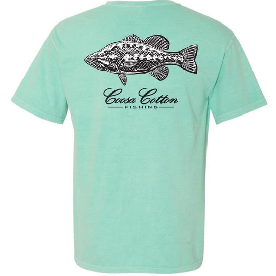 Short Sleeve Pocket Tee  “Too Small - White – Coosa Cotton