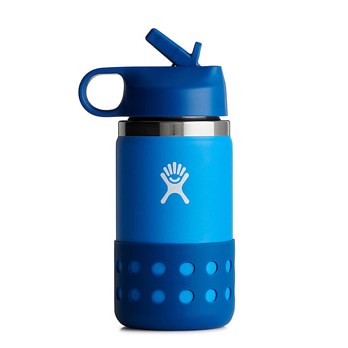 Homio Single Layer Food Flask(630ml) And Ice Fun Water Bottle - Blue