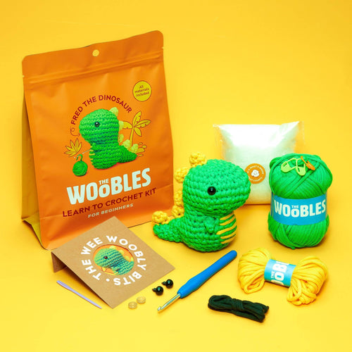 The Woobles Learn To Crochet Kit Fred The Dinosaur, 57% OFF