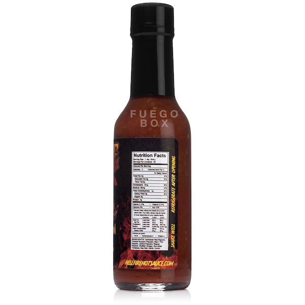 Hellfire Hot Sauce Fiery Fool Fuego Box 