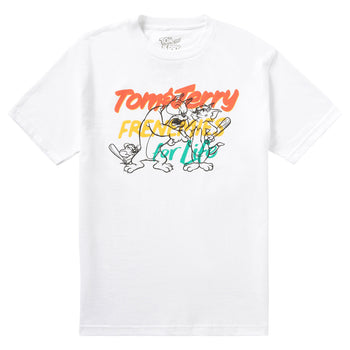 TOM & JERRY NO WORRIES TEE - GOLD