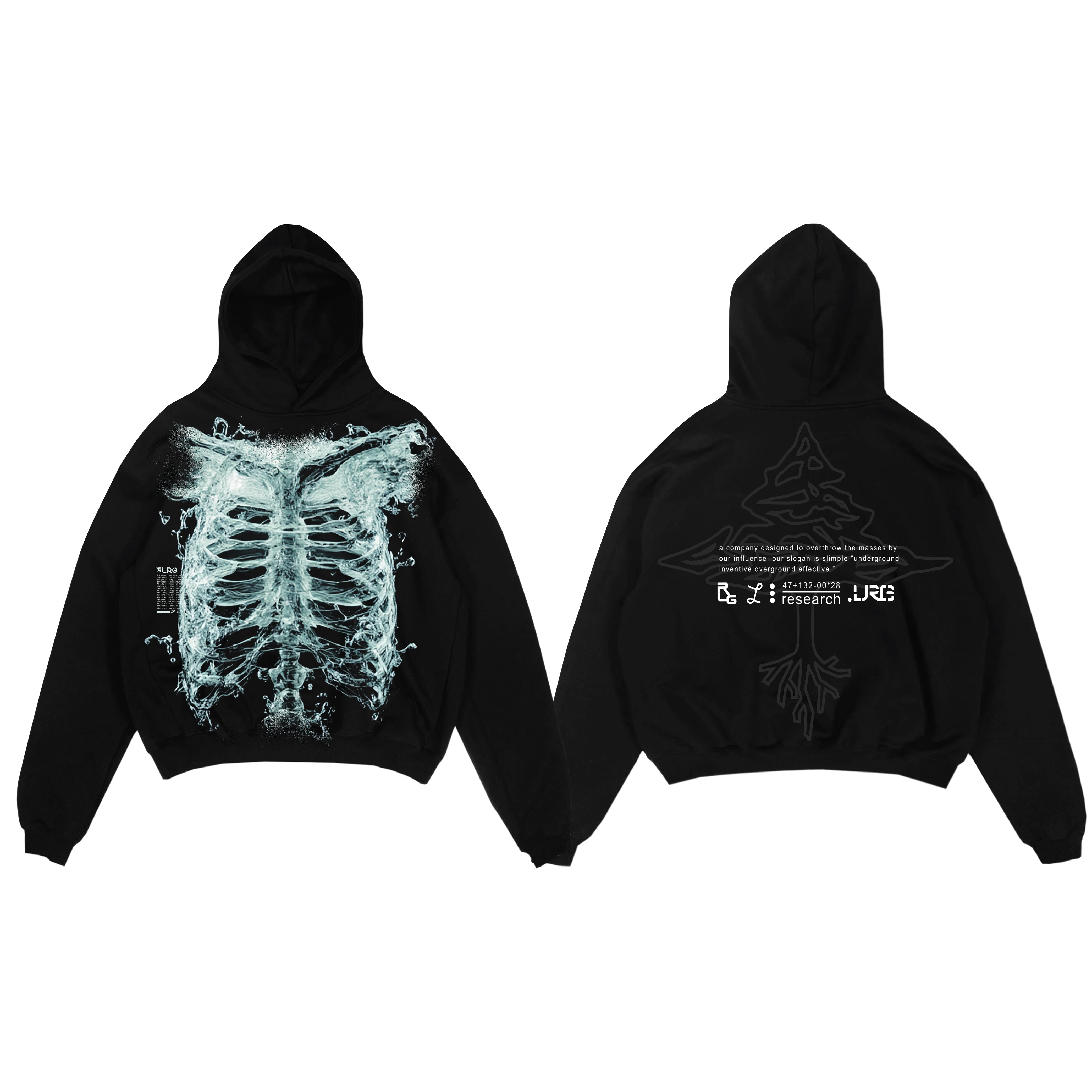 LRG COMPLEX BLK RIBS POH