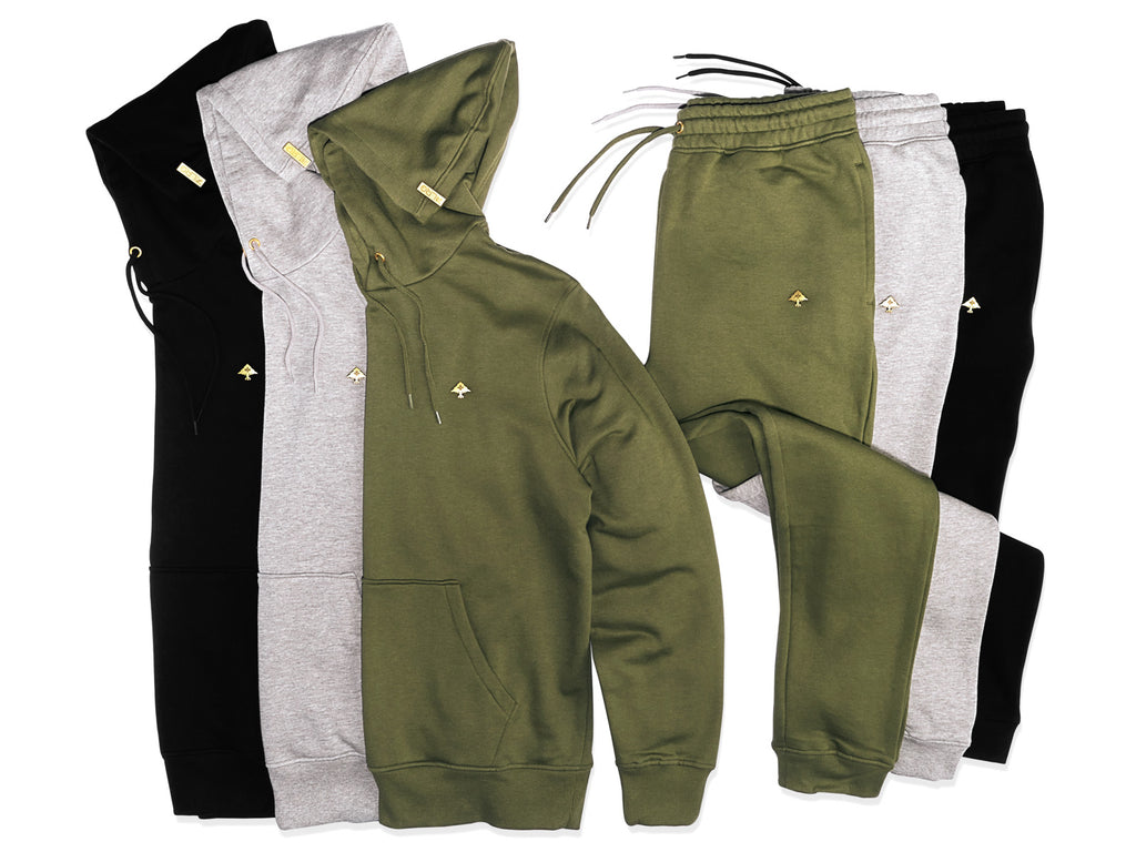 LRG Nothing But Gold Hoodies and Joggers