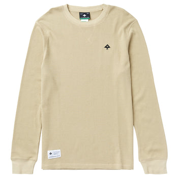 LRG SYCAMORE THERMAL HOODED HENLEY TAN