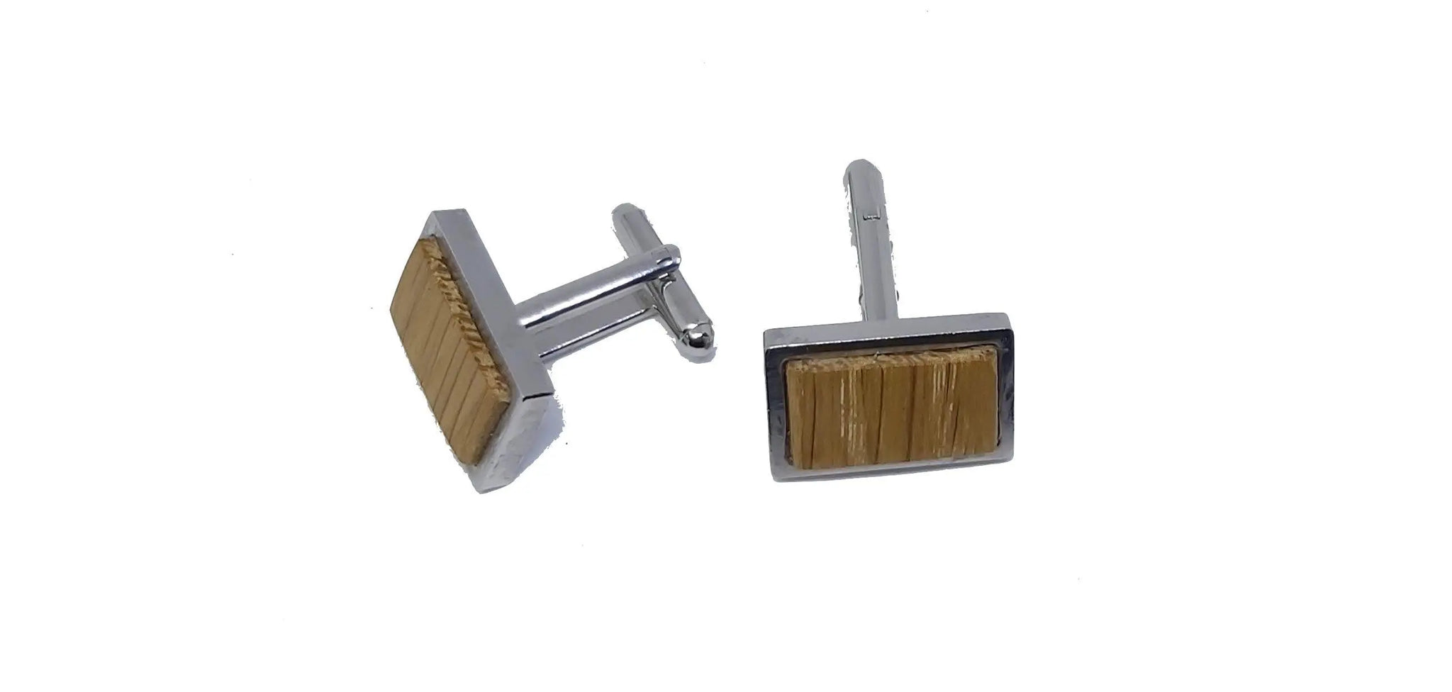 Railway gift - Cufflinks in Oak taken GWR 169 a 1928 railway coach -  DevonPens