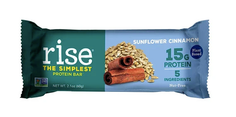 Plant-based protein bar, Sunflower Cinnamon Rise Bar