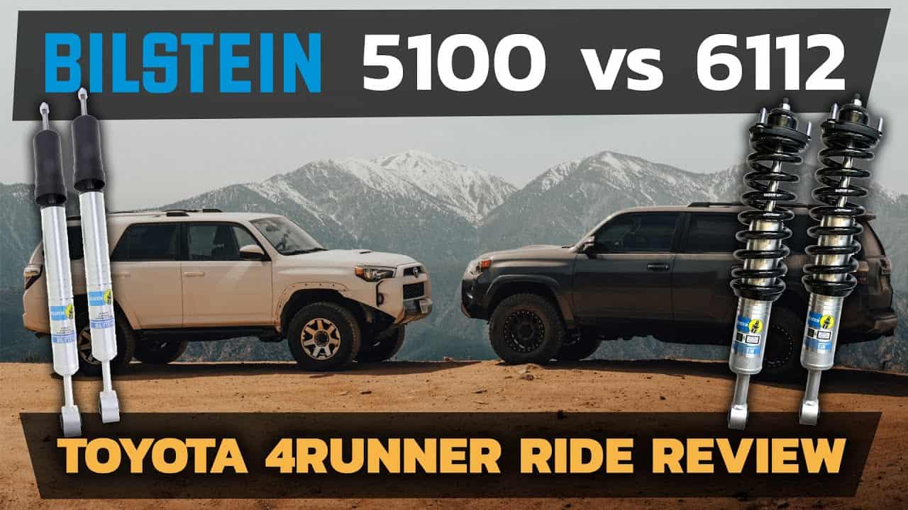 4Runner 6112 vs 5100 shocks