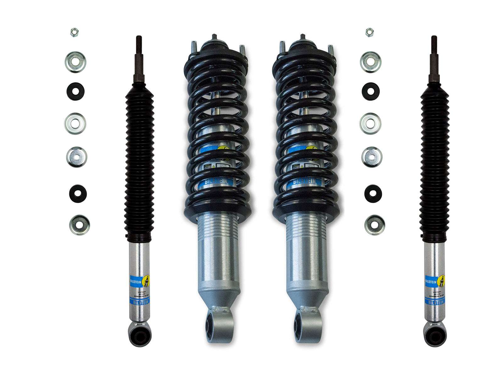 Bilstein 6112 Strut & Spring Assembled + Rear 5100 Shocks Set for 2001-2007 Toyota Sequoia 4WD V8