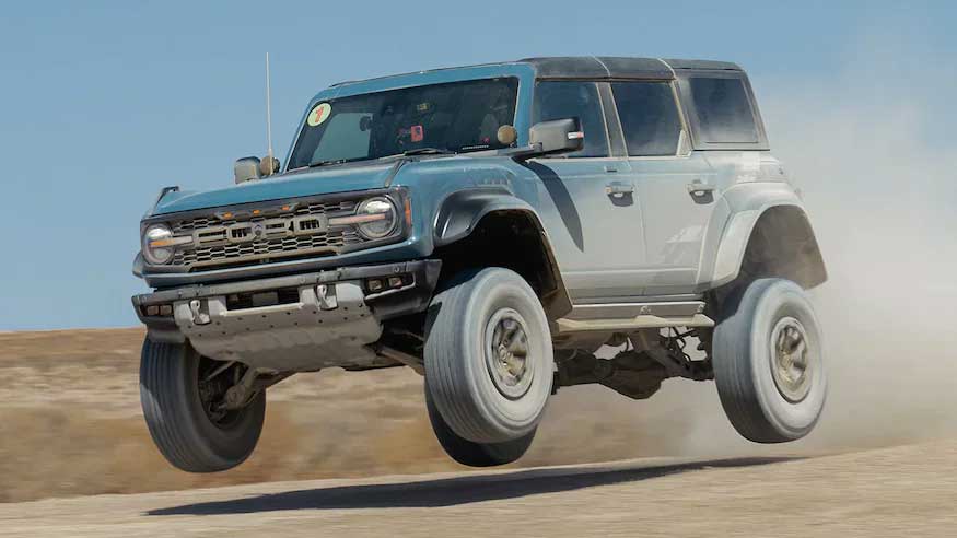 Ford Bronco Fox Suspension Jumpping