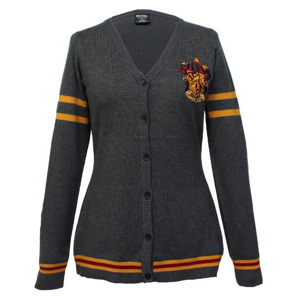 Gryffindor House Crest Juniors Cardigan Sweater - Large