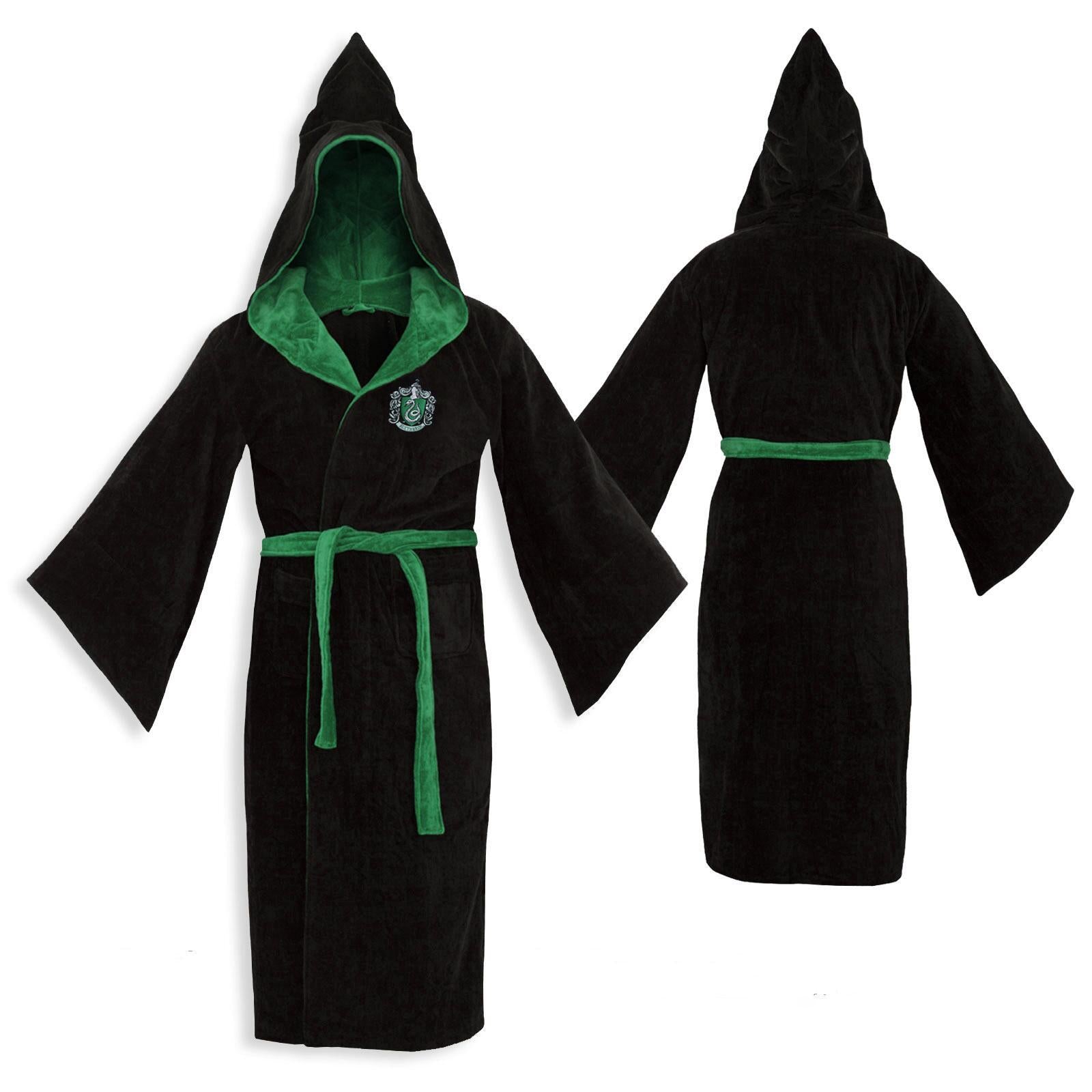 Slytherin Cotton Adult Bathrobe