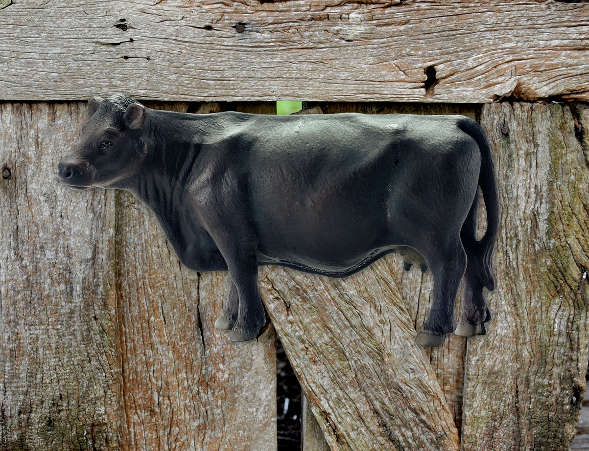 schleich black angus cow