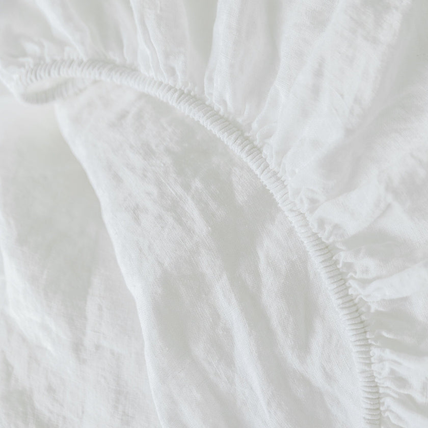 Linen Fitted Sheets | Linen Bedding Collection – Beflax Linen