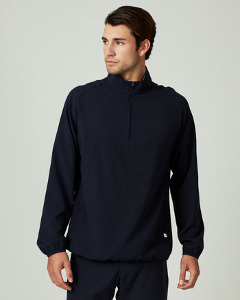 Oxygenate Solid Quarter-Zip Pullover