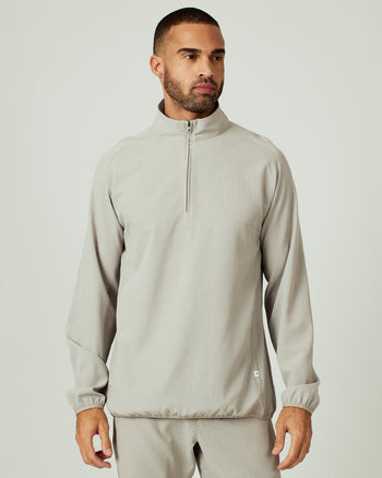 Oxygenate Solid Quarter-Zip Pullover