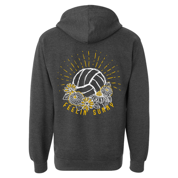 Feelin' Sunny | Volleyball Apparel | Hooded Sweatshirt – No Dinx Volleyball
