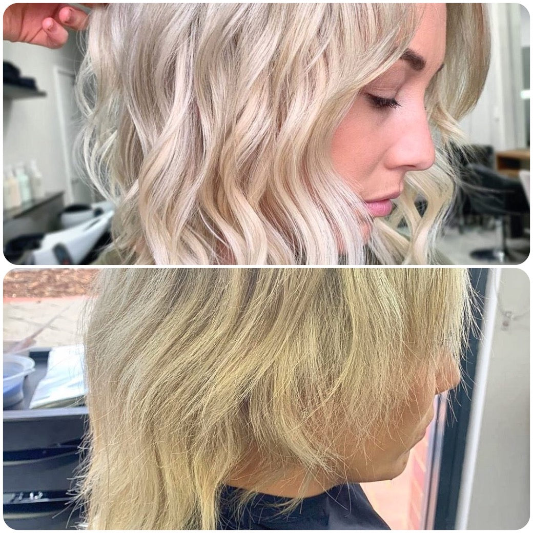 clip-in hair extensions before and after - Jadore model 2020