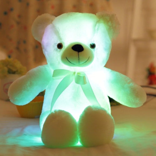 teddy with light