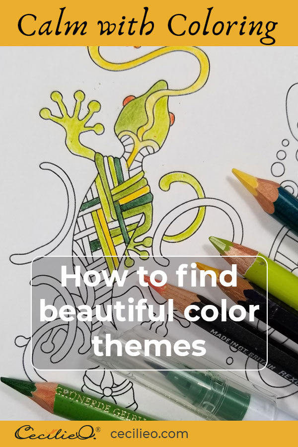 Calm with Coloring: How to Find a Beautiful Color Theme
