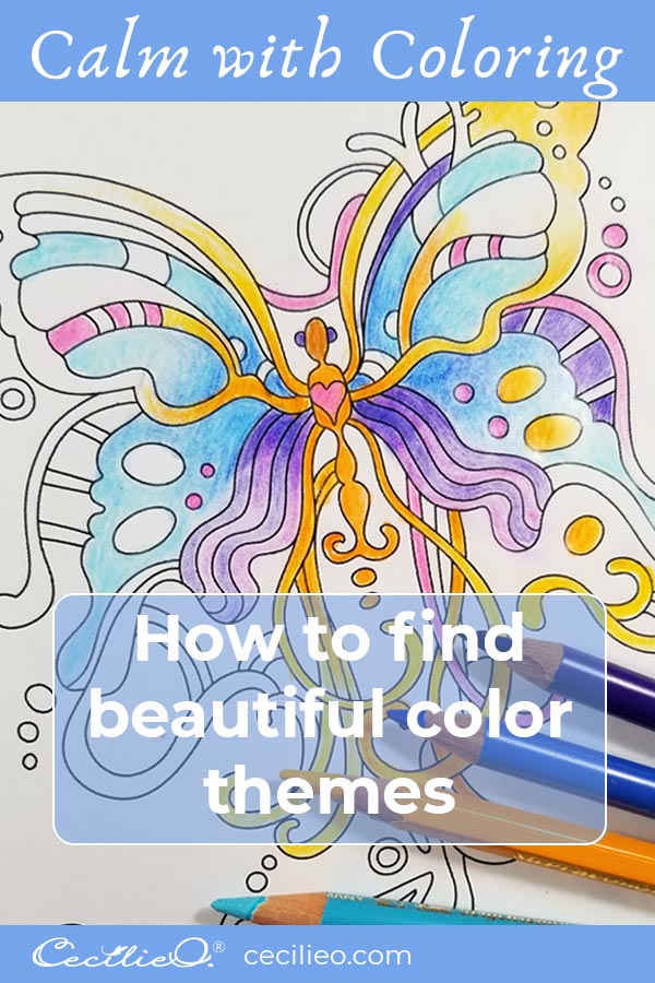 Calm with Coloring: How to Find a Beautiful Color Theme