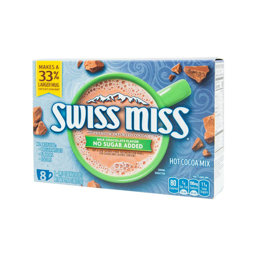 Swiss Miss No Sugar Added Hot Cocoa Mix 165g Citysuper