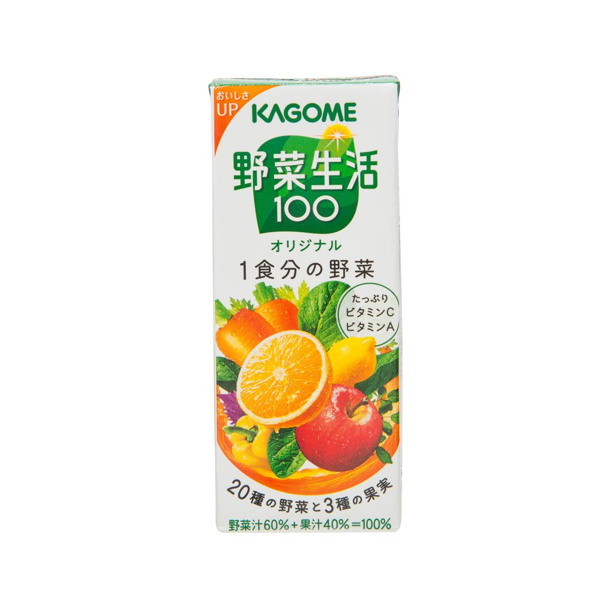 Kagome Yasai Seikatsu Original Mixed Vegetable And Fruit Juice 200ml 5954