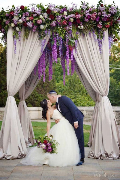 ultra violet chuppah