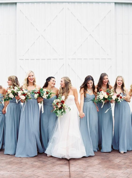 bridesmaid dresses 4th of July wedding inspiration