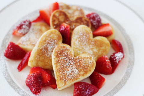 Heart Shaped Pancakes