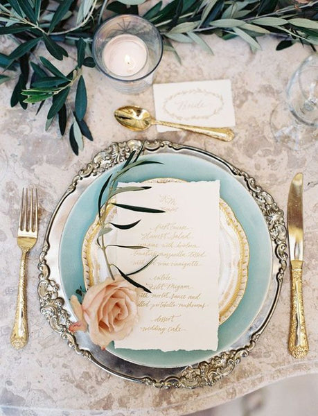 wedding photos place settings