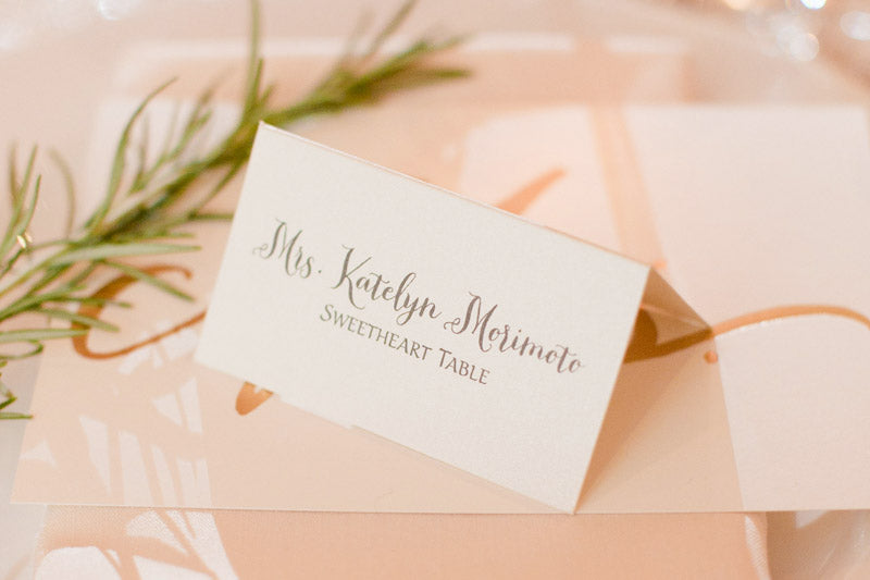 wedding seating cards