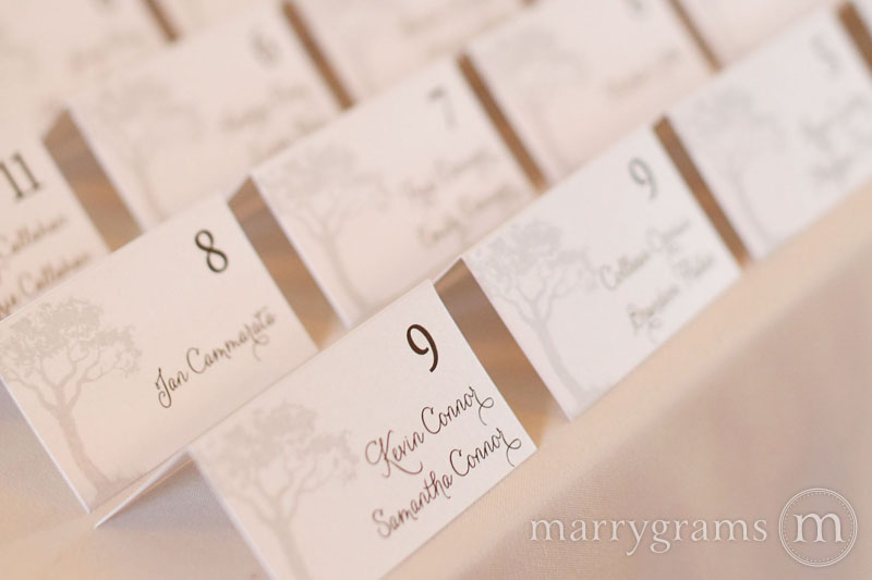 reception place cards