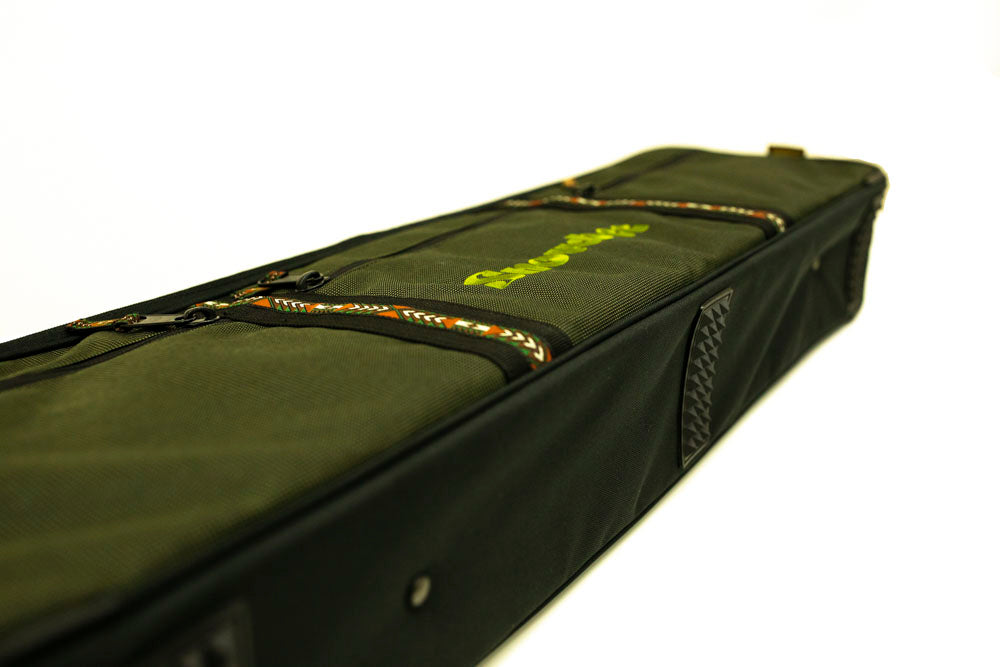 Fly Fishing Rod Case Water-resistant Canvas Fishing Rod Tube Case