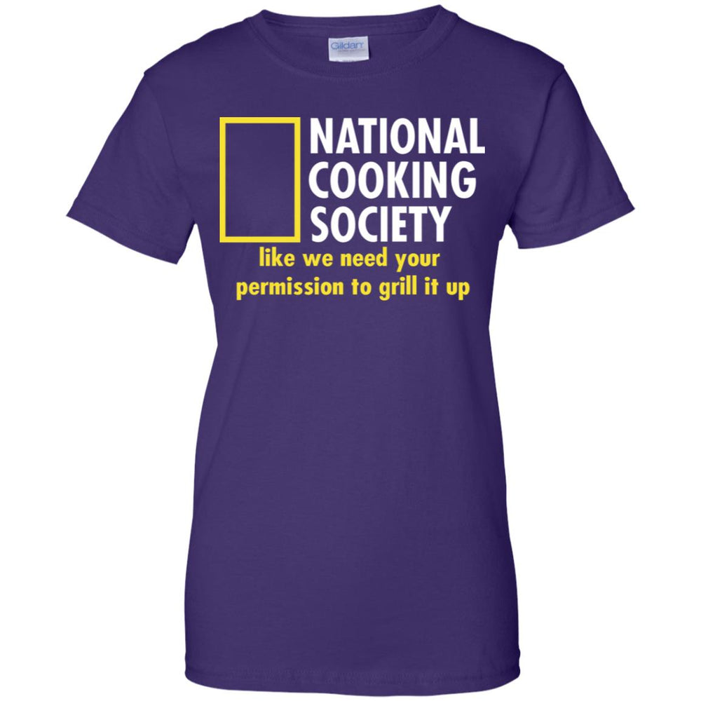 Say-It-With-Yo-Tee-National Cooking Society Ladies Jersey Tee-T-Shirts-Purple-X-Small-