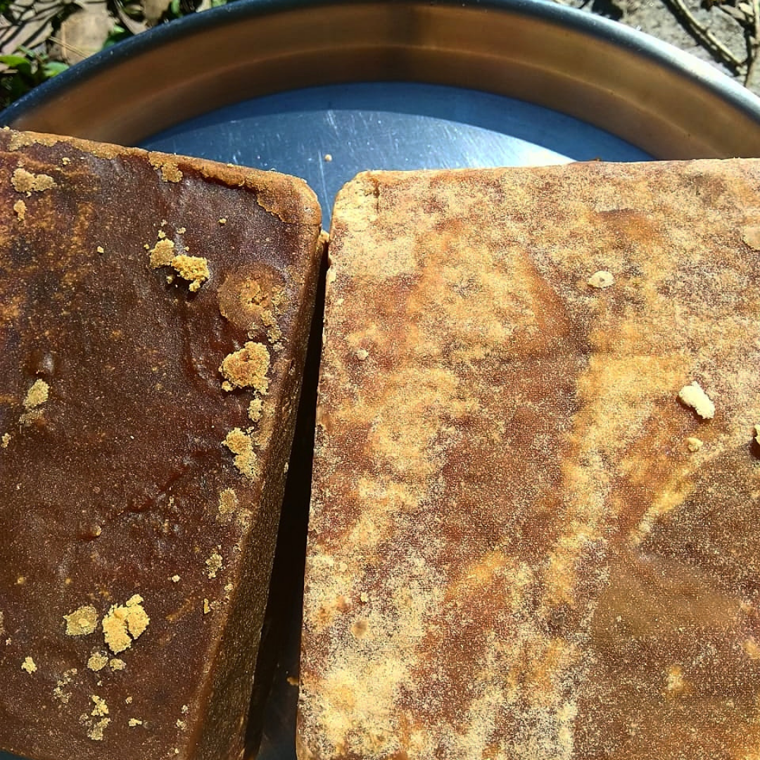 Sugarcane Jaggery Block By Two Brothers Organic Farms