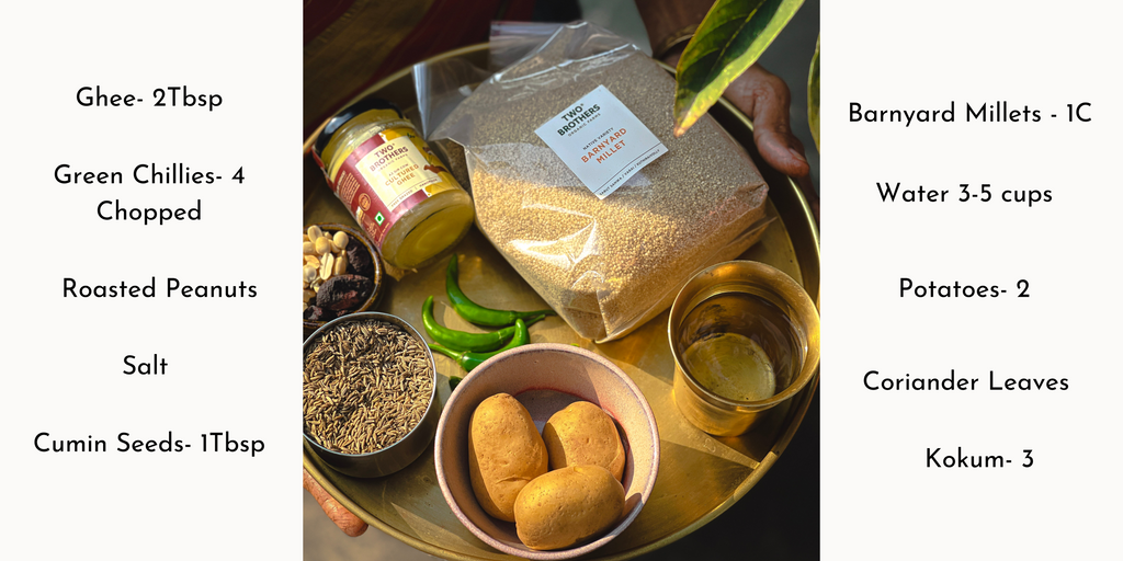 Barnyard millet, jhangora, udalu, manna millets , jhangora rice, udalu millet , oodalu in english , barnyard millet rice , udalu in english , udalu in telugu , udhalu , barnyard millet in telugu , varai millet , samo millet , manna barnyard millet, bhagar , bhagar in english , bhagar in hindi , barnyard millet rice, bhagar in marathi, upvasachi bhagar , bhagar chawal , bhagar rice, varau bhagar , varai upvas bhagar , bhagar food , fasting food , fasting barnyard millet , Two Brothers organic farms ghee , Bilona ghee , Ghee