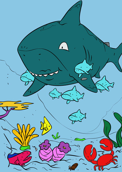 Shark Coloring Page