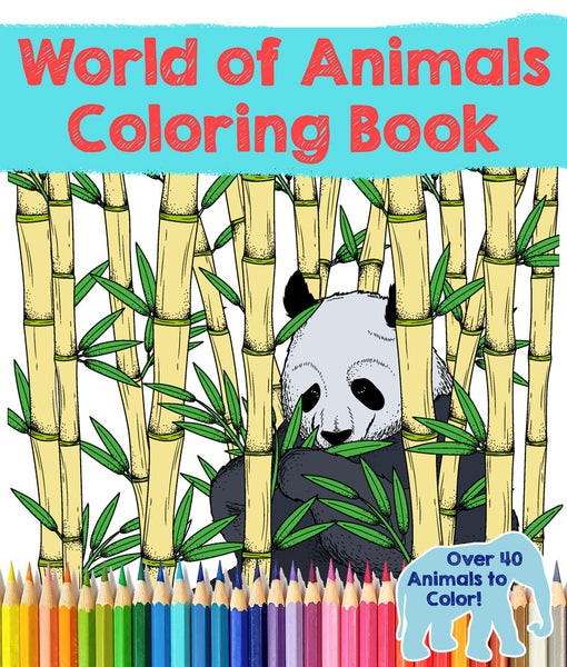 World Of Animals Coloring Book