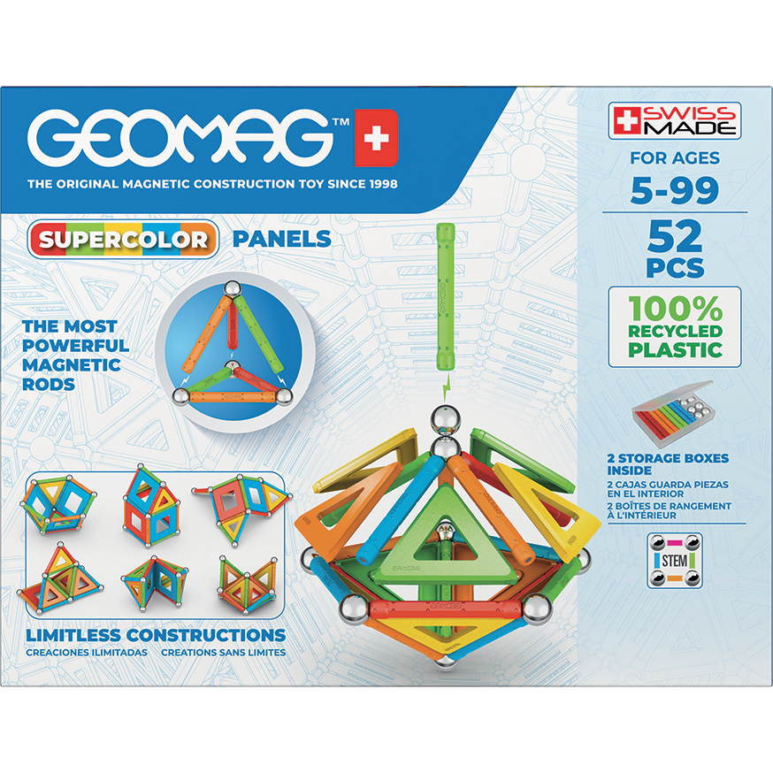 Geomag Supercolor 60 pcs - Geomag – The Red Balloon Toy Store