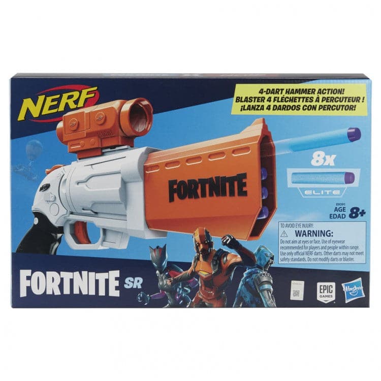 Nerf Fortnite BASR-L Blaster, Includes 12 Official Darts, Kids Toy