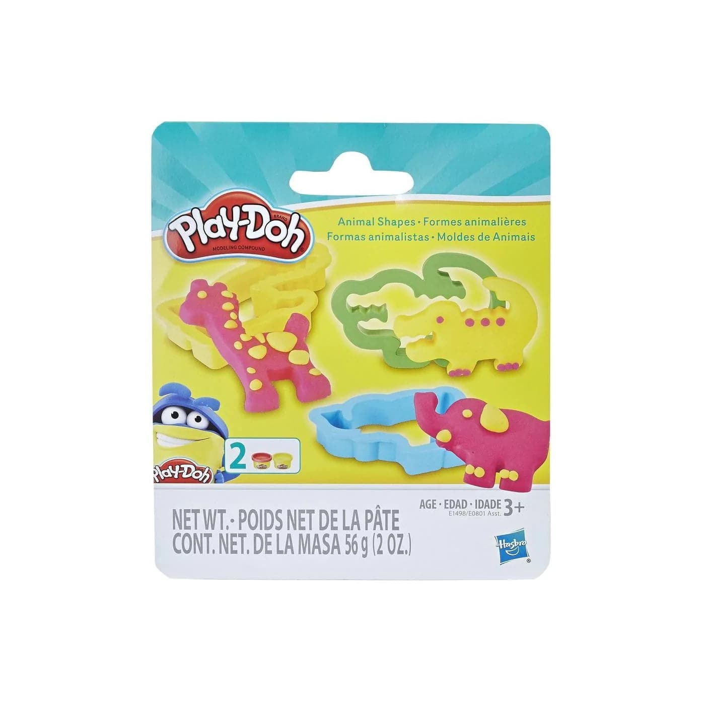 Play-Doh Starter Set 4 Play-Doh Cans & 8 Shaping Accessories 3Yrs & Up By  Hasbro 634871108307