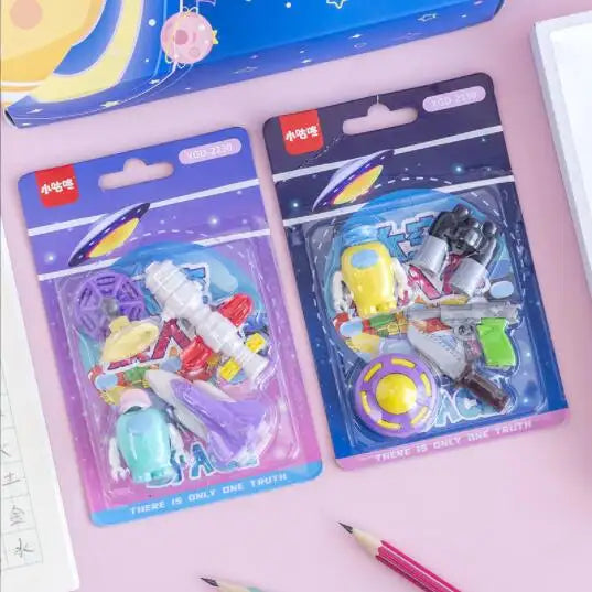 Ooly Comic Attack Clickit Erasers