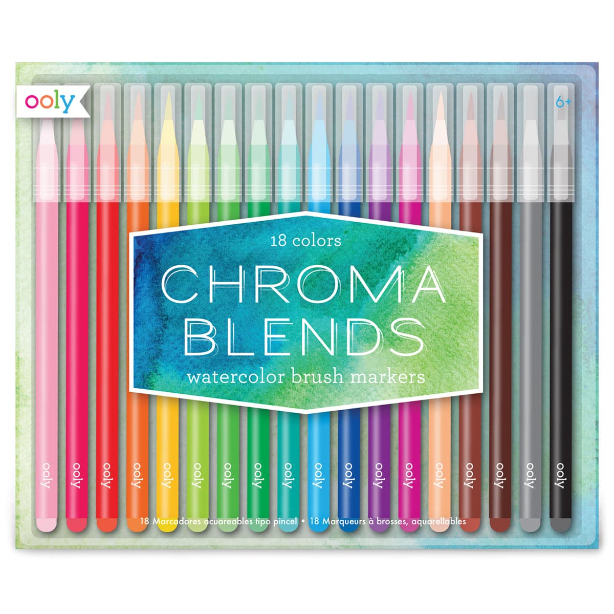 Chroma Blends™ Watercolor Paint Brushes Set