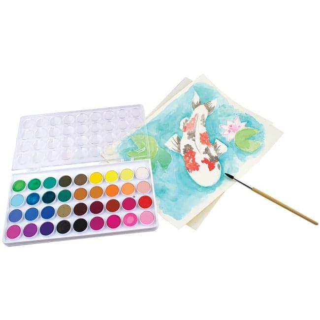 Chroma Blends Watercolor Paint Brushes - Set of 6 - Toys To Love