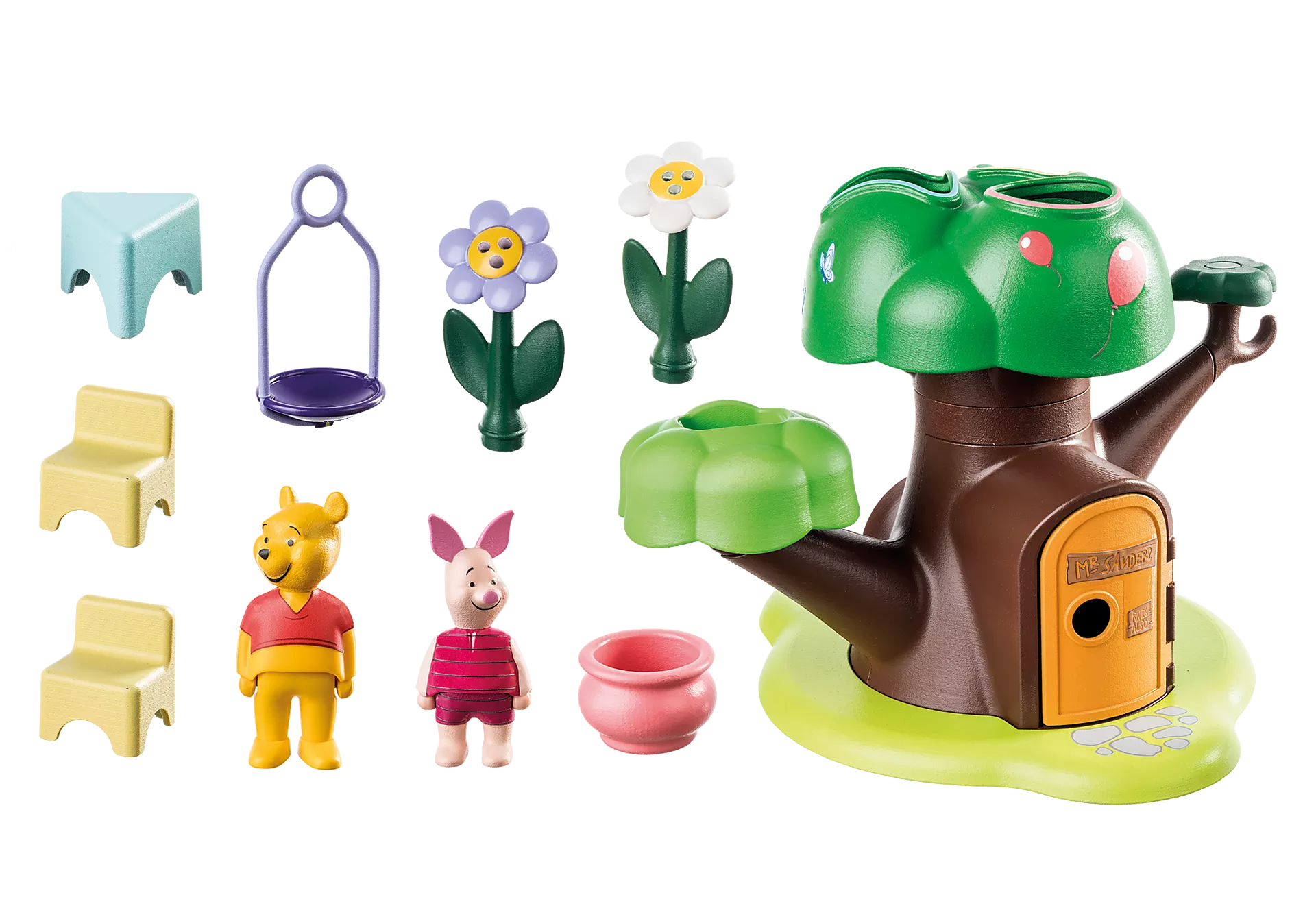 Playmobil 1.2.3 & Disney: Mickey's Spinning Sun with Rattle Feature 71 –  Growing Tree Toys