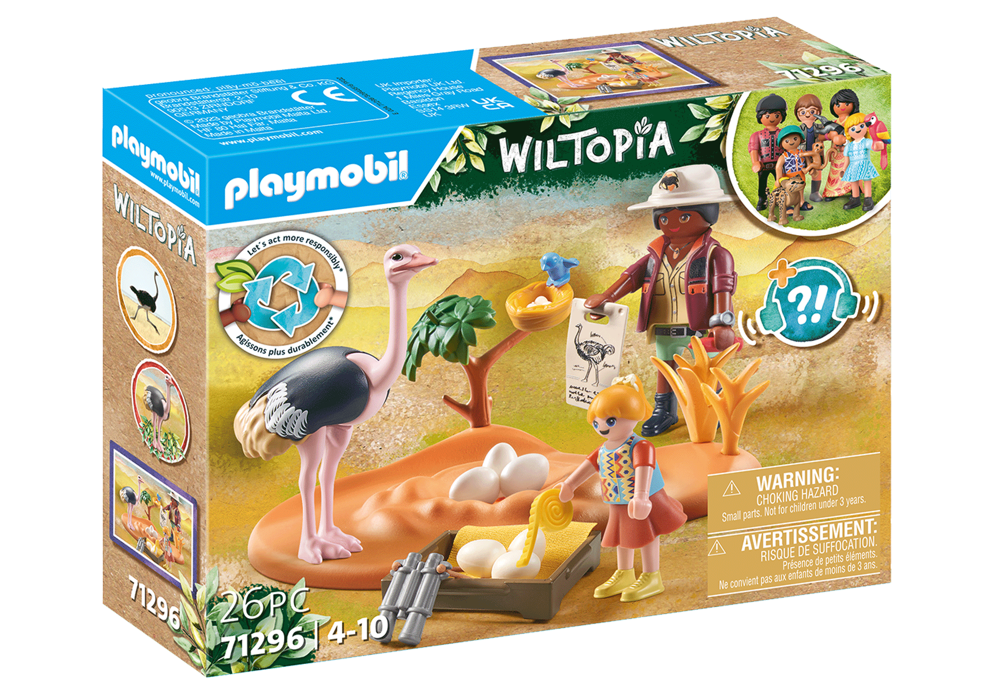 Playmobil Wiltopia - Kangaroo w. Young - 7 Parts - 71290