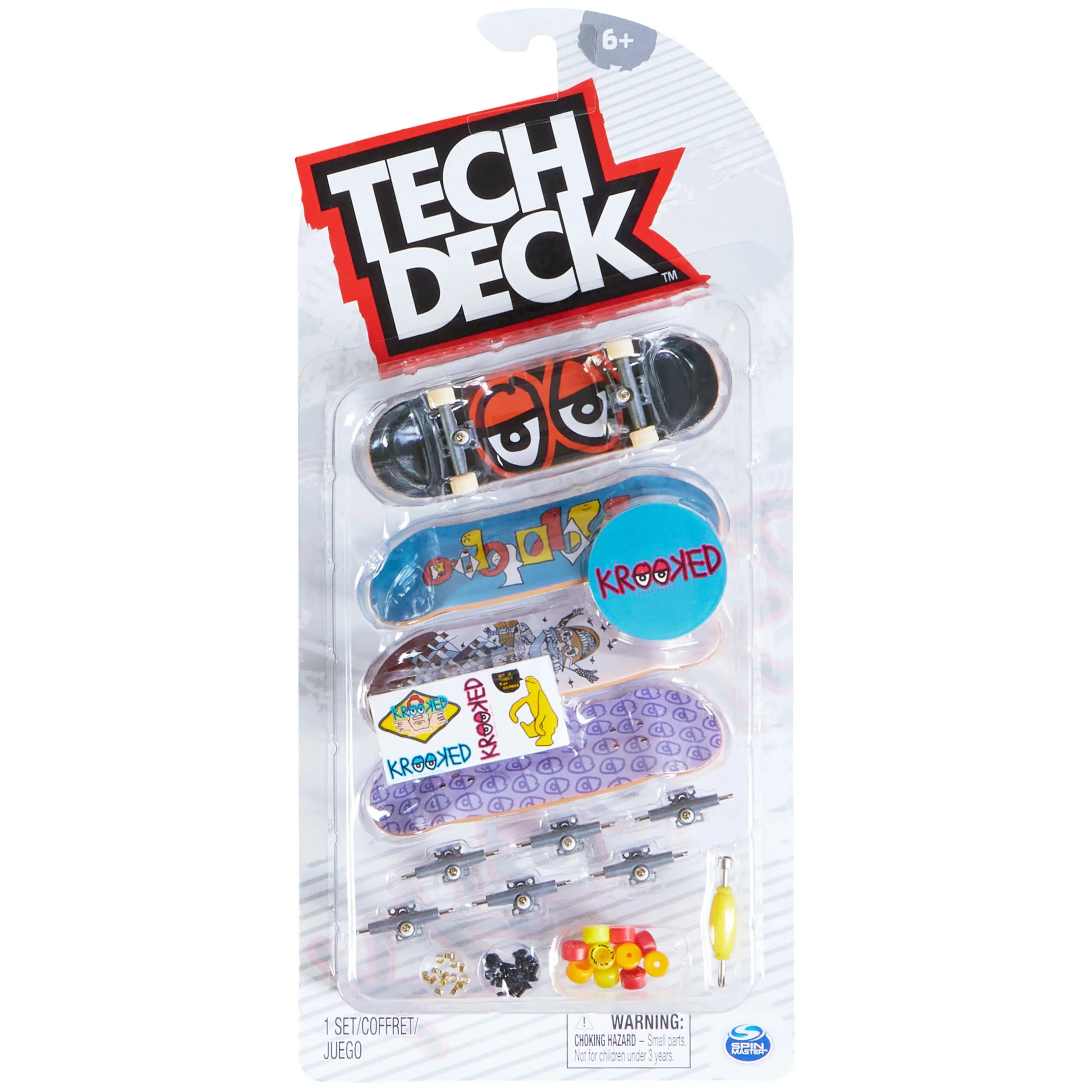 Fingerskate Tech Deck Pack Of 4 Skates