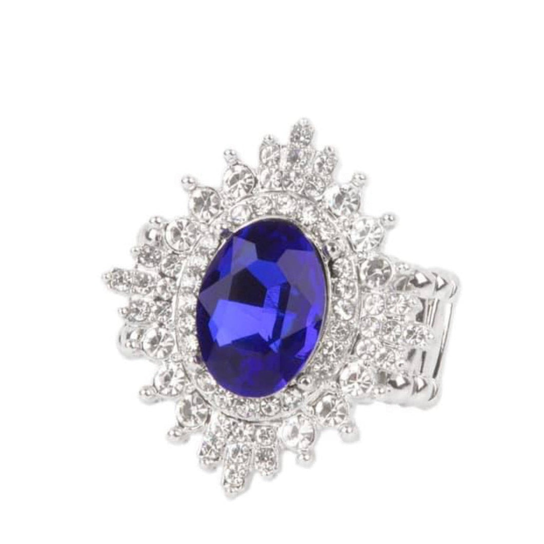 Five Star Stunner - Blue Ring - TKT’s Jewelry & Accessories 