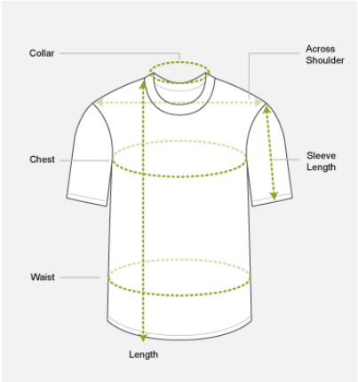 T-Shirt Size Chart
